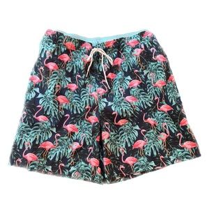 Goodfellow XXL flamingo drawstring waist 7” inseam swim trunks